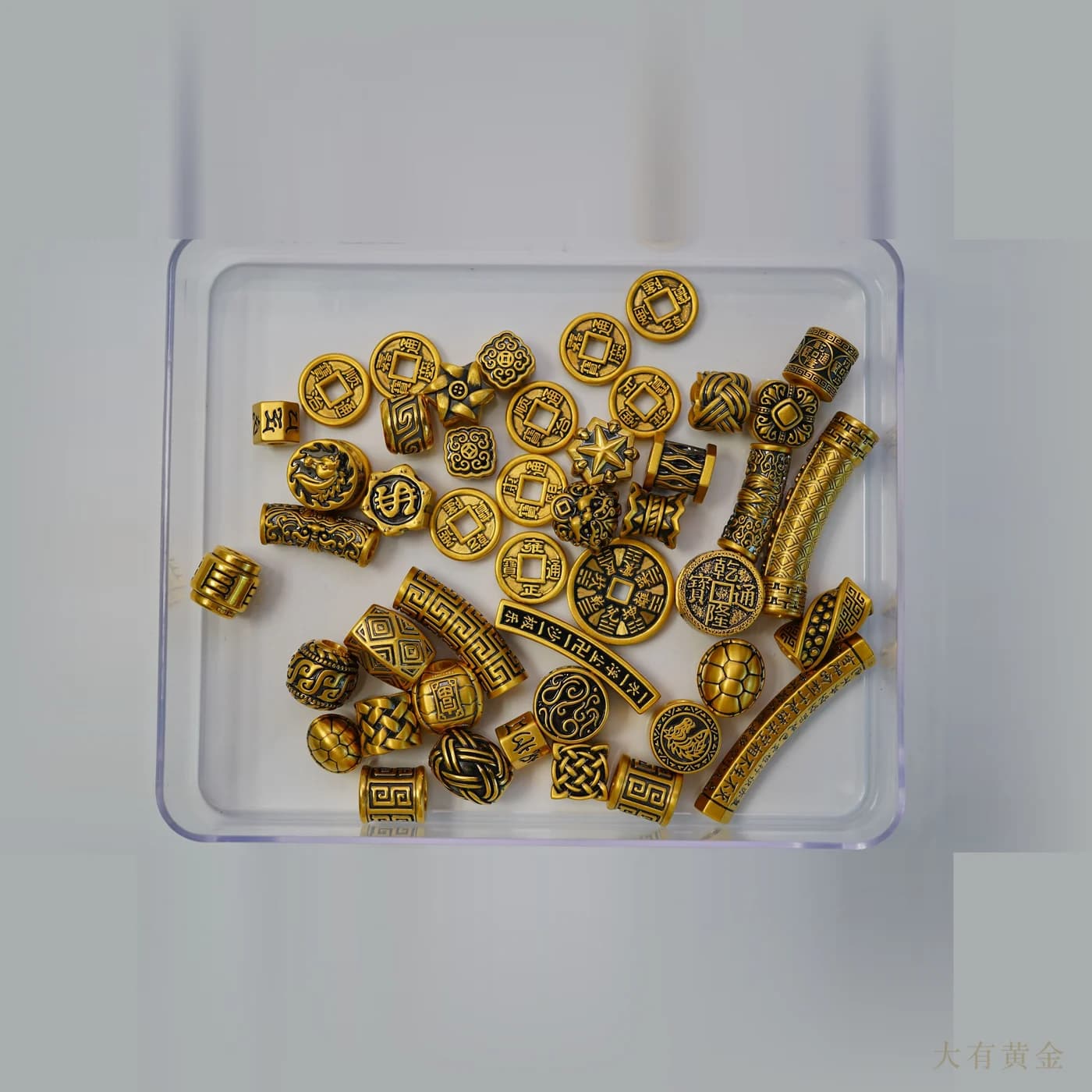 硬金黑金串珠