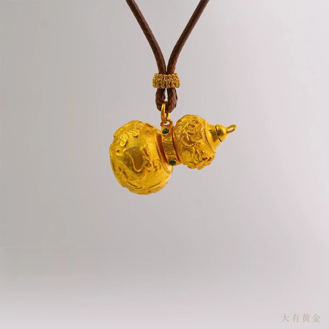 吉祥神鹿葫芦吊坠